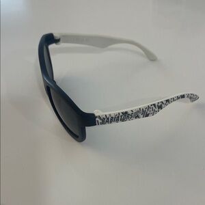 Babiators Black Front with White Patterned Arms Sunglasses